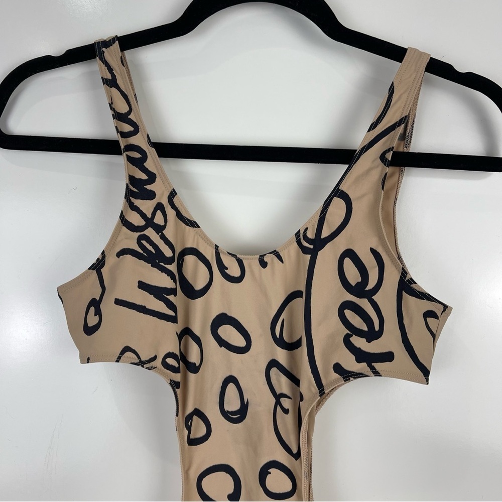 Vivienne Westwood Save the Rainforest One Piece Swimsuit Cut Out Size Medium - Picture 3 of 8